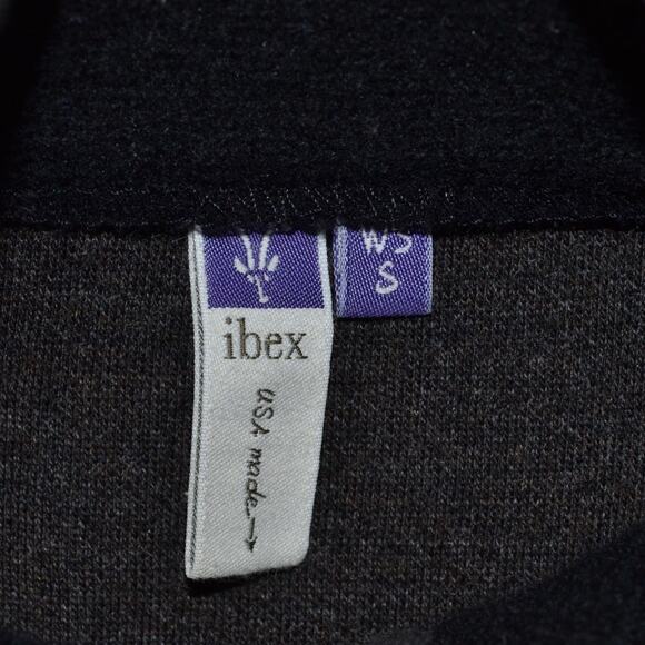 IBEX Wool Full Zip Jacket Mid Layer Brown Size Small - Picture 3 of 4